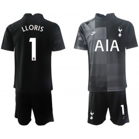 Jalkapallo Pelipaidat/Peliasut Tottenham Hotspur Hugo Lloris 1 Maalivahti Lasten Vieraspaita 2021-2022 Lyhythihainen